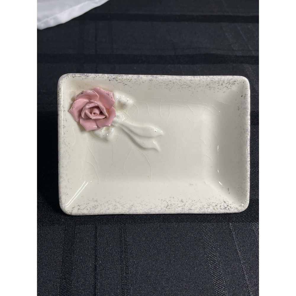 Vintage Lefton 1950's China Trinket Dish